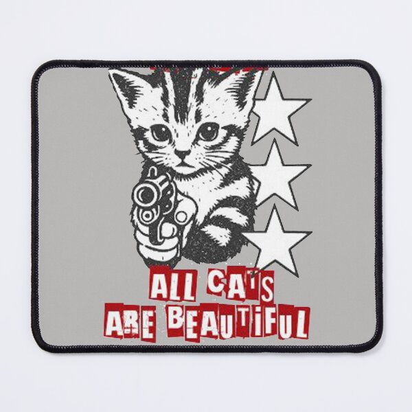 Item preview, cat lips black white y2k print designed and sold by forestgrump.