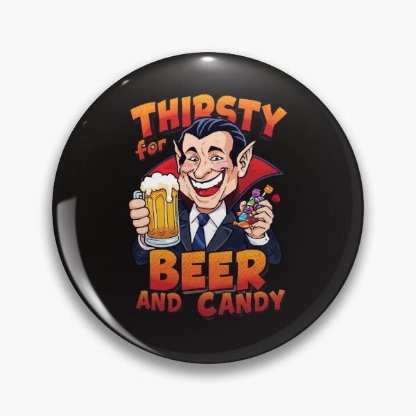 Item preview, Dadcula – Thirsty for Beer and Candy Party Illustration designed and sold by EcoArtTees.