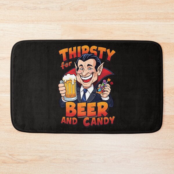 Item preview, Dadcula – Thirsty for Beer and Candy Party Illustration designed and sold by EcoArtTees.