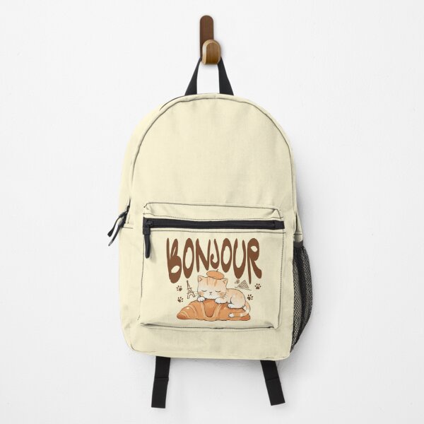 Item preview, Bonjour - French Cat France Lover Francophile  designed and sold by Colorfulman.