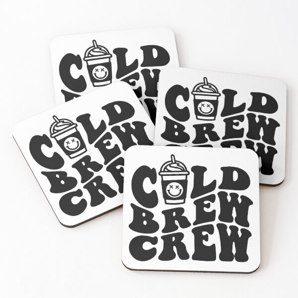 Item preview, Cold Brew Crew Retro Coffee Typography designed and sold by -DEEWOLF-.
