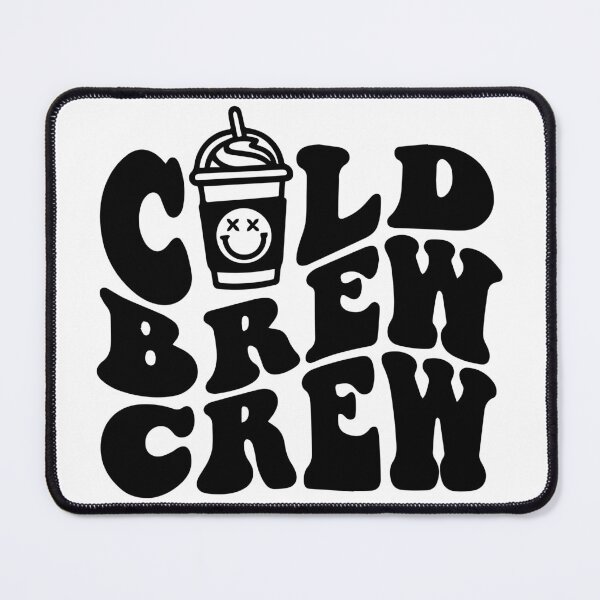 Item preview, Cold Brew Crew Retro Coffee Typography designed and sold by -DEEWOLF-.