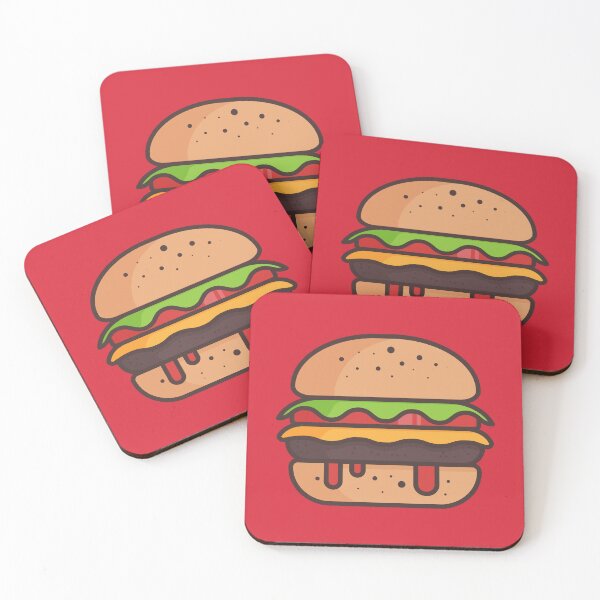 Item preview, Cute Burger Cartoon – Fun Food Lover Design designed and sold by easyeye.