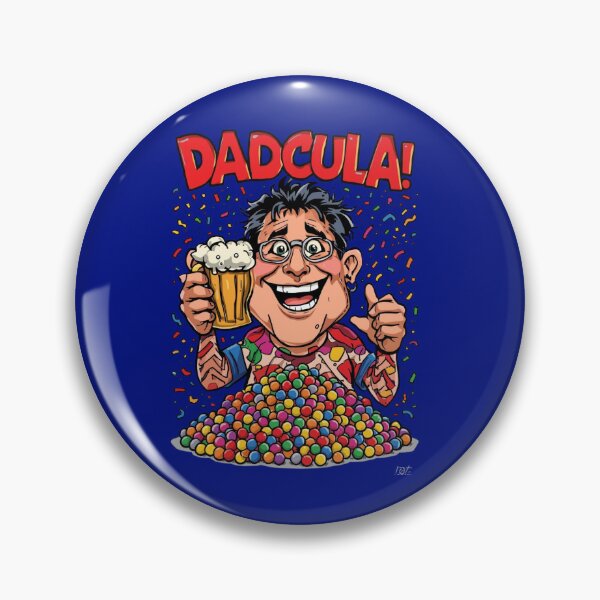 Item preview, Dadcula – Thirsty for Beer and Candy Sleepy Illustration designed and sold by EcoArtTees.