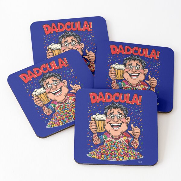 Item preview, Dadcula – Thirsty for Beer and Candy Sleepy Illustration designed and sold by EcoArtTees.