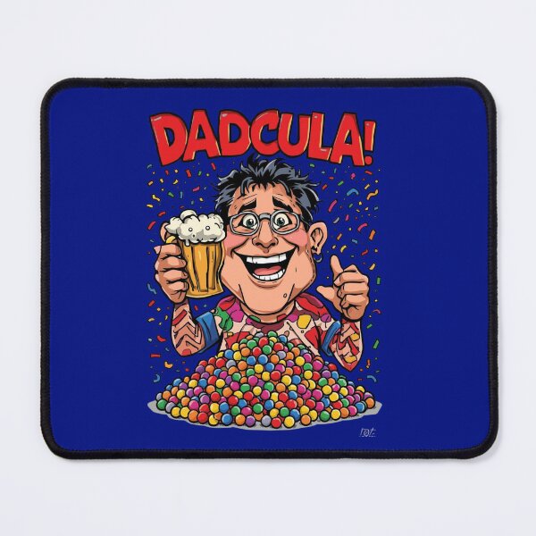 Item preview, Dadcula – Thirsty for Beer and Candy Sleepy Illustration designed and sold by EcoArtTees.