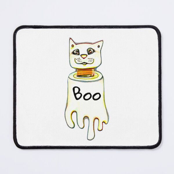 Item preview, Ghosty the Halloween Cat designed and sold by Kiekeboekat.