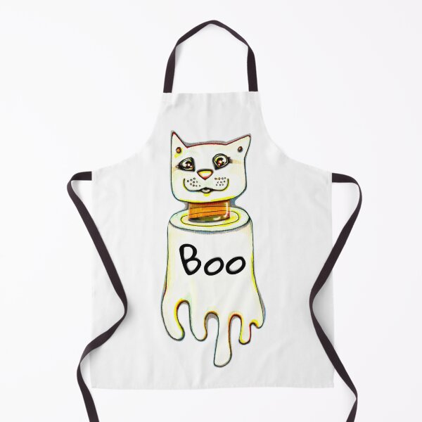Item preview, Ghosty the Halloween Cat designed and sold by Kiekeboekat.