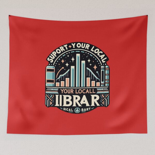 Item preview, support your local library designed and sold by NCNGDESIGN.
