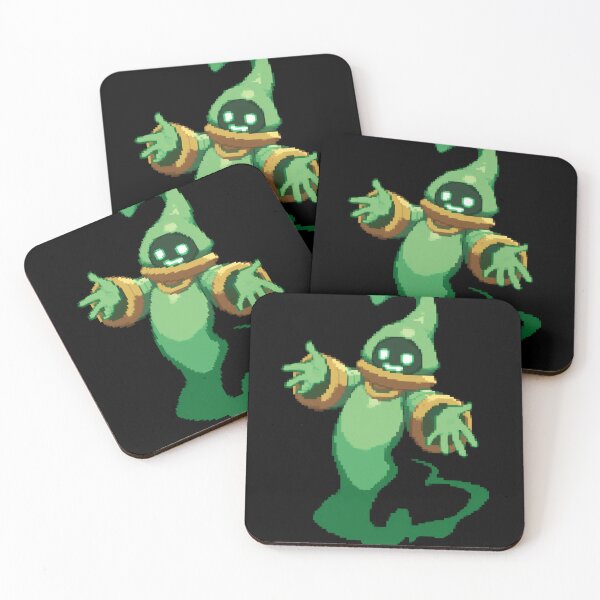 Item preview,  Mischievous Green Spirit – Retro Halloween Ghost designed and sold by UniqueArtsOnly.