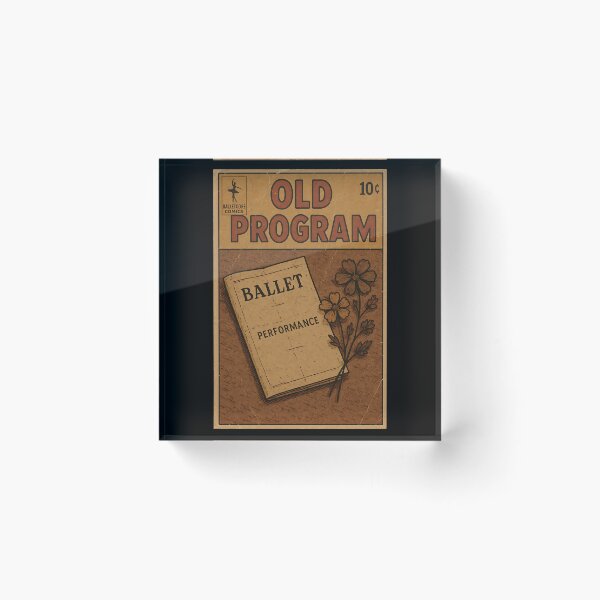 Item preview, Vintage Balletcore: Old Program designed and sold by bapupa.