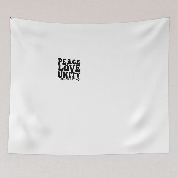 Item preview, Peace Love Unity End Bullying designed and sold by artcultreone.