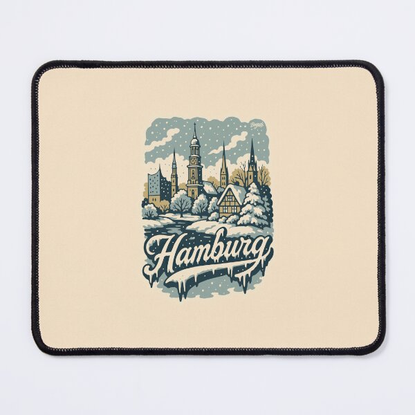 Item preview, Winter in Hamburg City with Snow designed and sold by Boogosh.