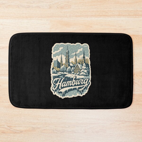 Item preview, Winter in Hamburg City with Snow designed and sold by Boogosh.