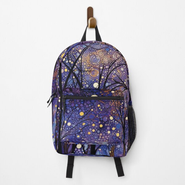 Item preview, Amethyst Nightfall – Klimt-Inspired Forest of Light designed and sold by Ewa Miller.