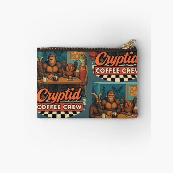 Item preview, Cryptid Coffee Crew - Late Night Legends at the Diner designed and sold by Blaze & Trail Creative.