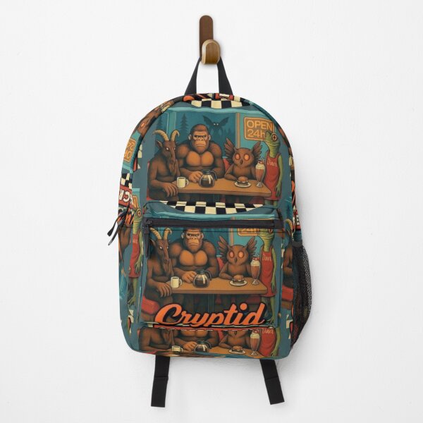 Item preview, Cryptid Coffee Crew - Late Night Legends at the Diner designed and sold by Blaze & Trail Creative.