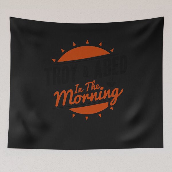 Item preview, Community-Troy-_-Abed-in-The-Morning-White-T-Shirt copy designed and sold by AnteroDaniel.