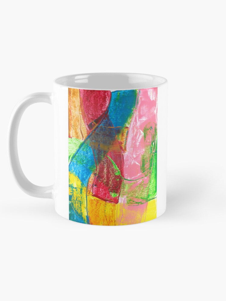 Thumbnail 5 of 6, Coffee Mug, Color Map Abstract Painting designed and sold by ShaulsArtist.