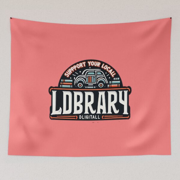 Item preview, support your local library designed and sold by NCNGDESIGN.