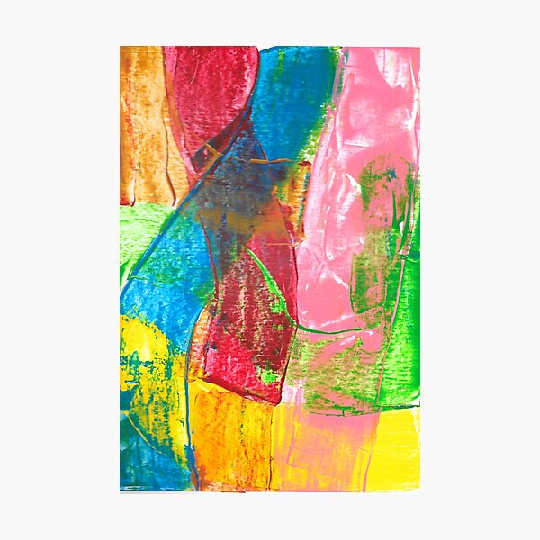 Item preview, Color Map Abstract Painting designed and sold by ShaulsArtist.