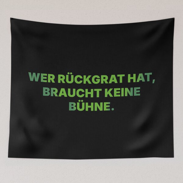 Item preview, If you have backbone, you don't need a stage. Statement motif designed and sold by connyslog.