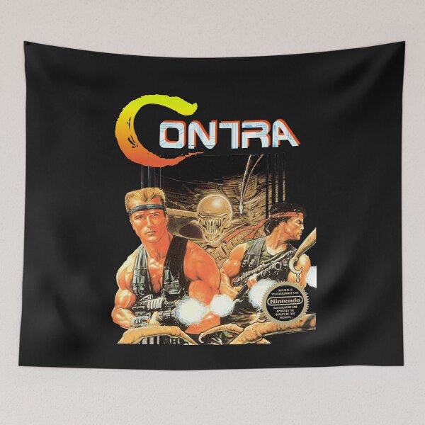 Artikelvorschau, Contra-Retro-NES-Box-Art-Videospiel-Retro-T-Shirt,1, Kopie entworfen und verkauft von AnneliLind.
