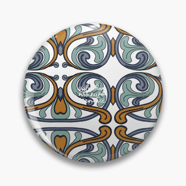 Item preview, Orange decorative ceramic motif designed and sold by ValentinaAssenza.