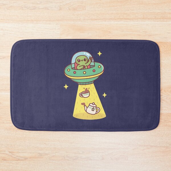 Item preview, Funny Alien Abducts Tea and Teapot designed and sold by rustydoodle.