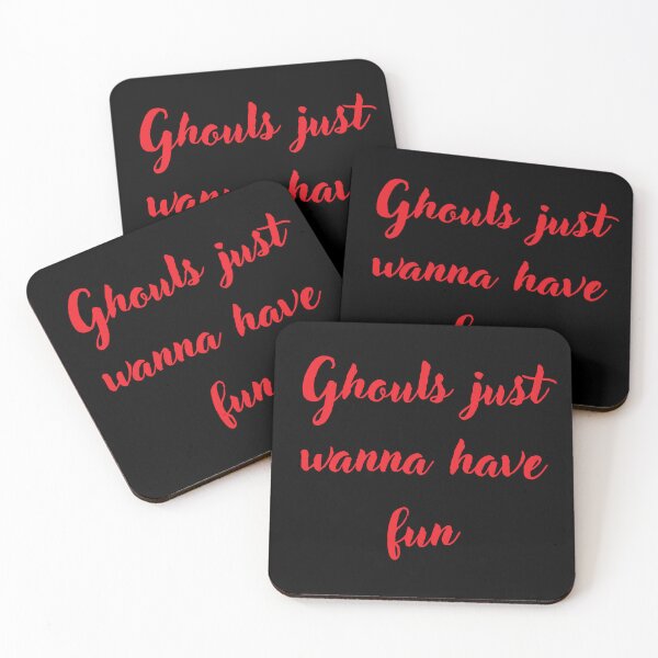 Item preview, Ghouls Just Wanna Have Fun – Halloween Quote T-Shirt | Shadows Into Light Font designed and sold by GoodVibe-Studio.
