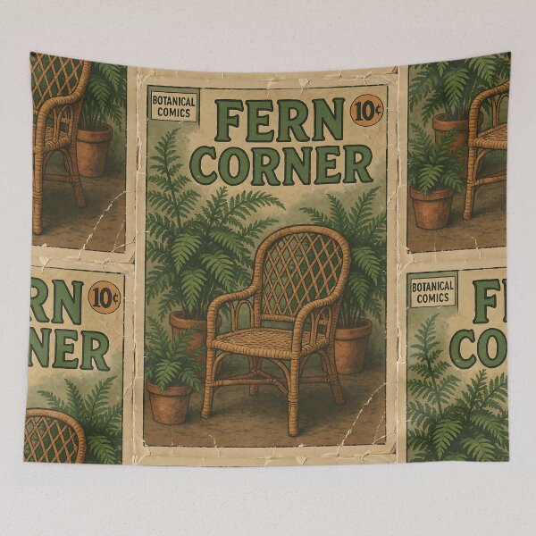 Item preview, Botanical Bohemian: Fern Corner designed and sold by bapupa.