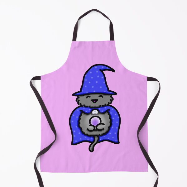 Item preview, Cozy Gray Crystal Ball Wizard Cat designed and sold by DragginThruTime.