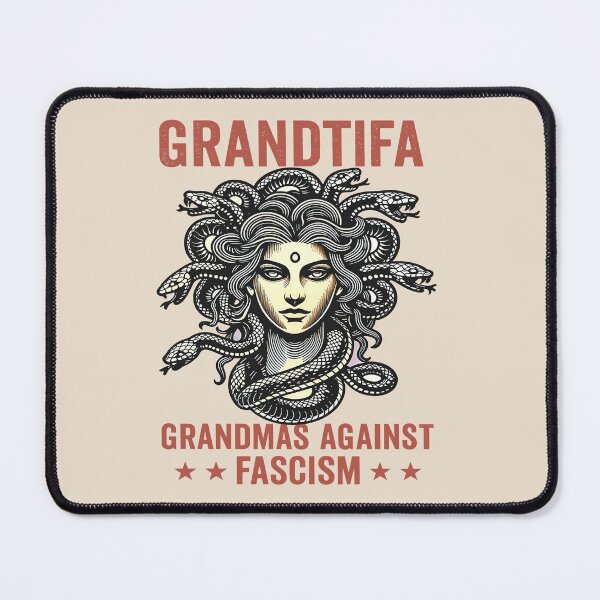 Item preview, Grantifa Grandmas Against Fascism ,Protest Medusa Feminist designed and sold by gear-posters.