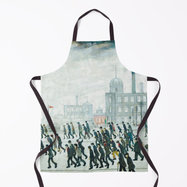 Item preview, 1928, Going to the Match sports cityscape landscape painting by L.S. Lowry designed and sold by Jéanpaul  Ferro.