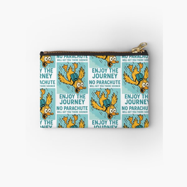 Item preview, No Parachute Duck Enjoy the Journey Design designed and sold by TeeTimeTreasure.