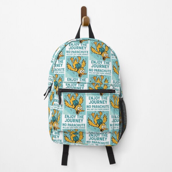 Item preview, No Parachute Duck Enjoy the Journey Design designed and sold by TeeTimeTreasure.