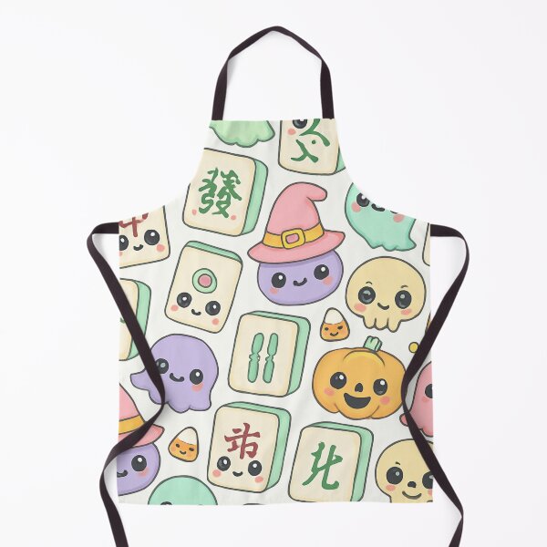 Item preview, Cute Halloween Mahjong Tile Pattern Design designed and sold by Best Pattern⭐⭐⭐⭐⭐.