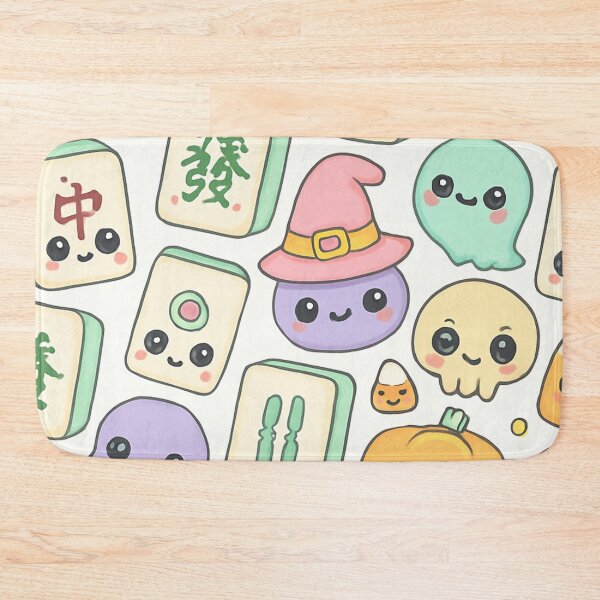 Item preview, Cute Halloween Mahjong Tile Pattern Design designed and sold by Best Pattern⭐⭐⭐⭐⭐.