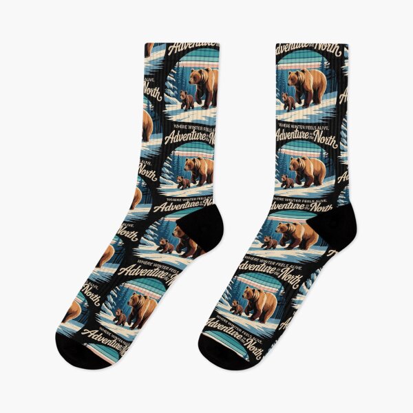 Item preview, Northern Adventure with Mother Bear and Cub designed and sold by SplashTastic.
