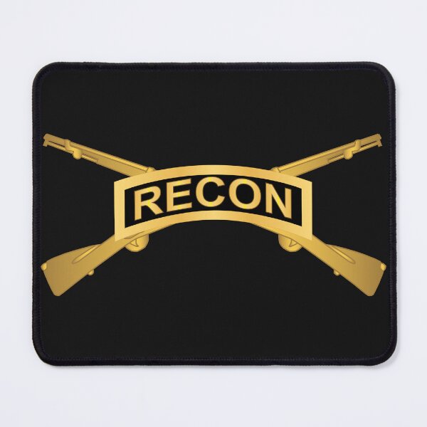 Item preview, Army - Infantry Branch w Gold-Black RECON Tab X 300 designed and sold by Military Insignia Products.