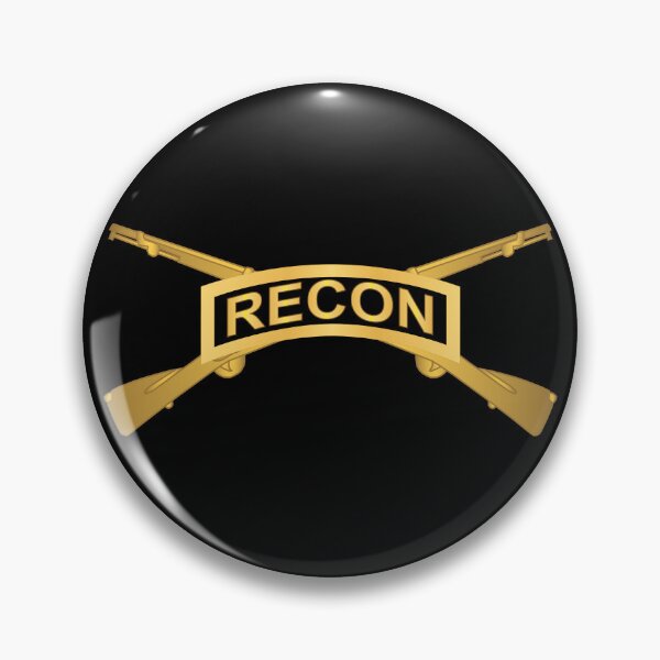 Item preview, Army - Infantry Branch w Gold-Black RECON Tab X 300 designed and sold by Military Insignia Products.