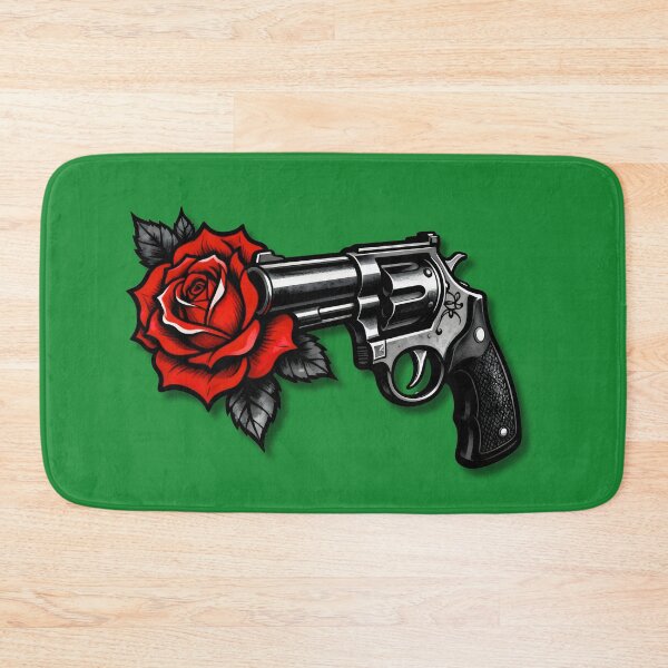 Item preview, A GUN AND A RED ROSE designed and sold by infinitearte.