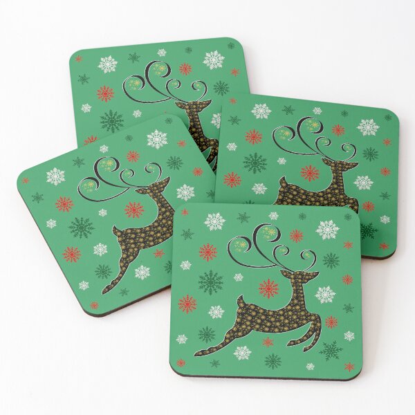 Item preview, Xmas reindeer and snowflakes designed and sold by Rbnano.