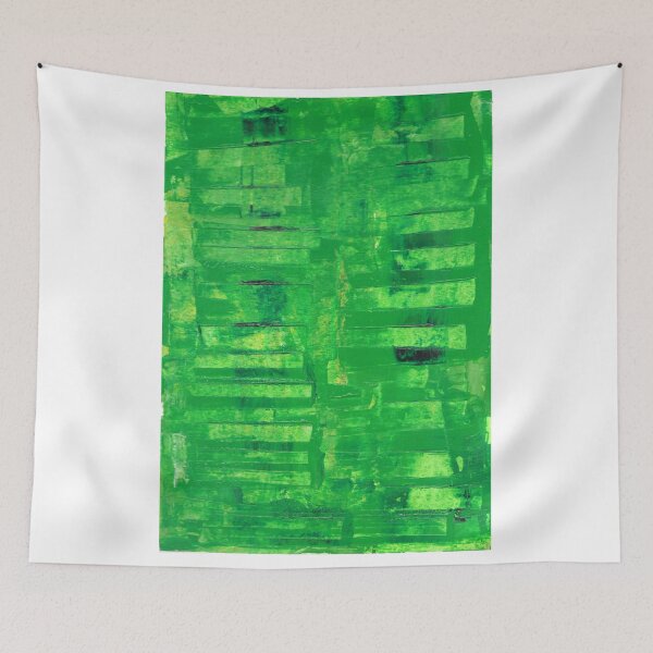 Item preview, Knifed Green Abstract Art designed and sold by ShaulsArtist.