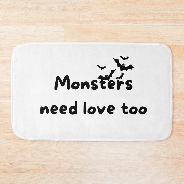Item preview, Monsters Need Love Too – Halloween Quote T-Shirt | Pacifico Font designed and sold by GoodVibe-Studio.