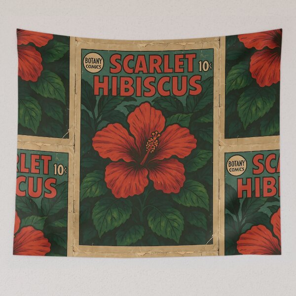Item preview, Botany Art: Scarlet Hibiscus designed and sold by bapupa.
