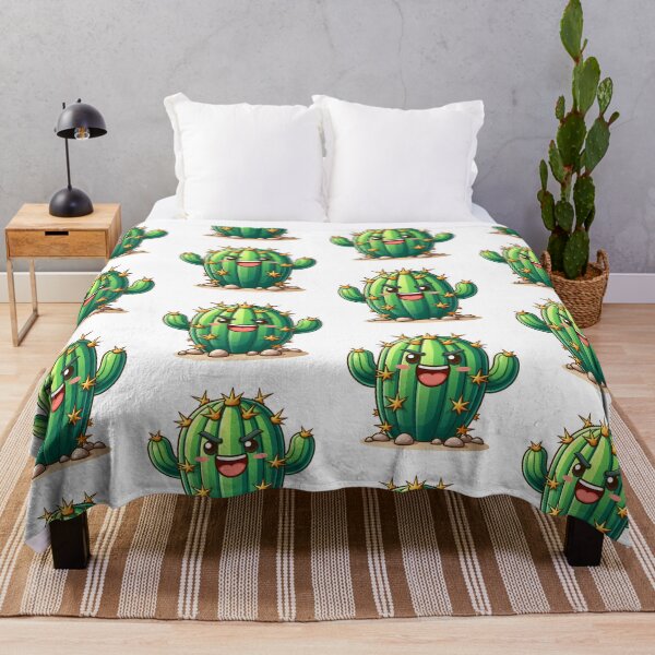 Item preview, Happy Cactus – Smiling Plant Hero designed and sold by Art-Arcade6.