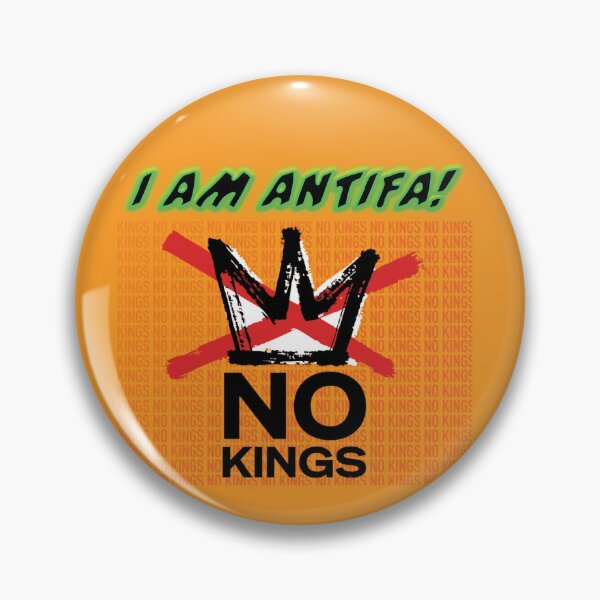 Item preview, I AM ANTIFA - No Kings!  designed and sold by Rgator.