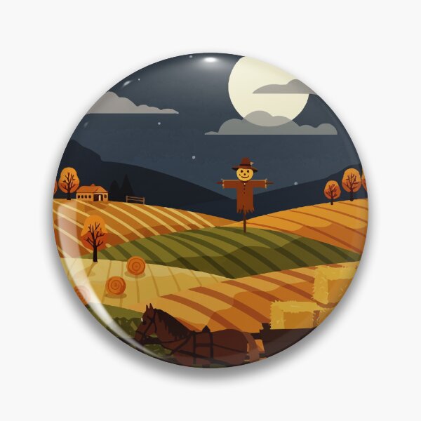 Item preview, Rural landscape at night during the grain harvest designed and sold by Design4uStudio.