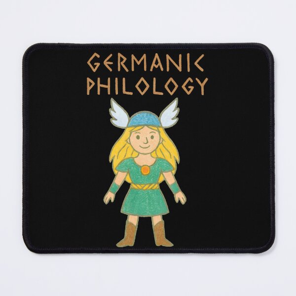 Item preview, Germanic Philology Happy Valkyrie designed and sold by Nerd Romance Café.